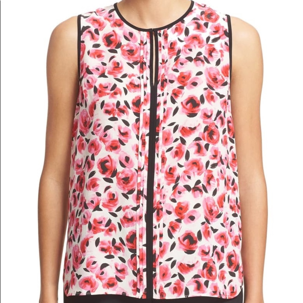 🦋BOGO🦋 NWOT Kate Spade Roses Sleeveless Blouse